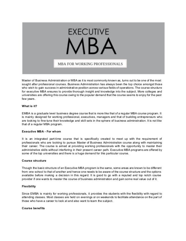 life after executive mba executive mba